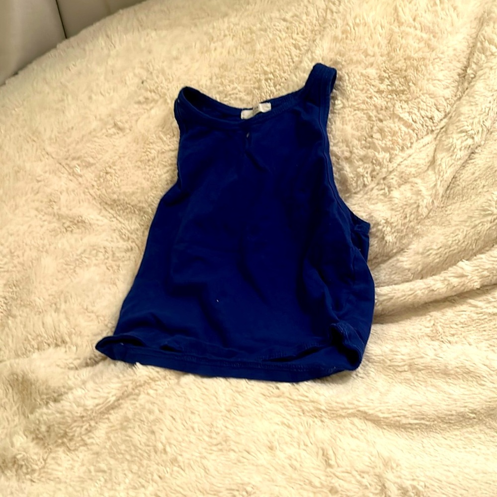 Cute dark blue tank small